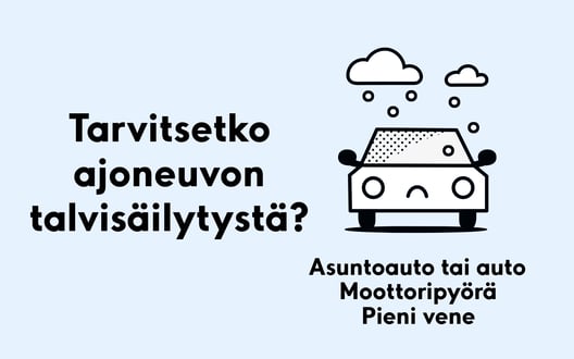 Talvisäilytys Aimo Parkilla