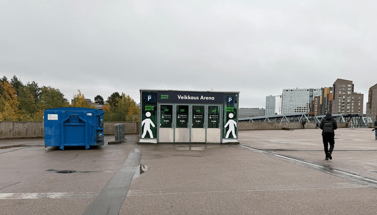 Veikkaus Arena 24/7 jalankulku halliin